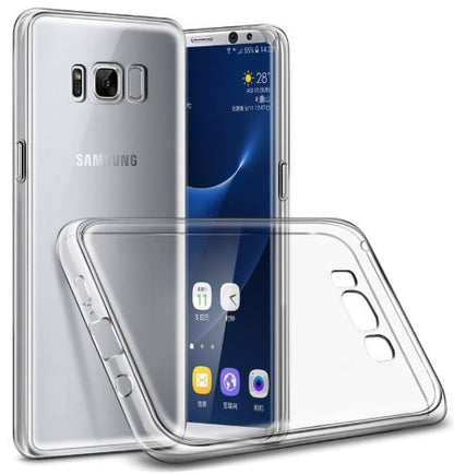 Transparant hybride telefoonhoesje met bumper voor Samsung Galaxy S8 Plus