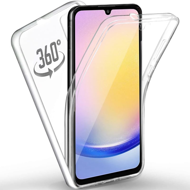 Transparant 360 graden hoesje voor Samsung Galaxy A25 5G