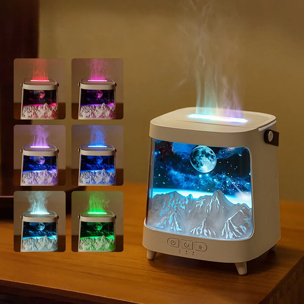 Aroma diffuser met vlameffect en afstandsbediening