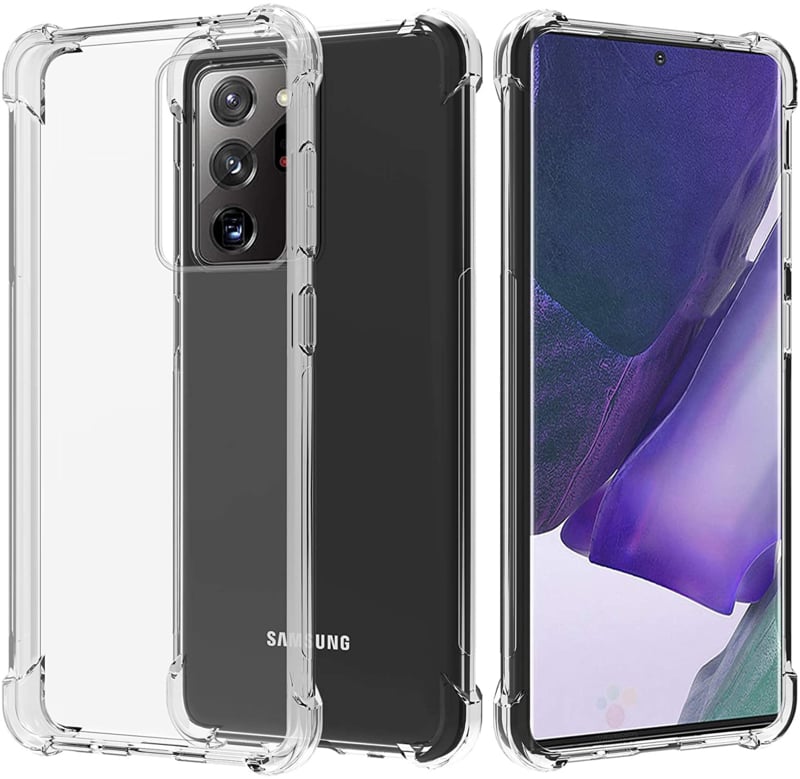 Transparant TPU telefoonhoesje met Air Cushion voor Samsung Galaxy Note 20 Ultra