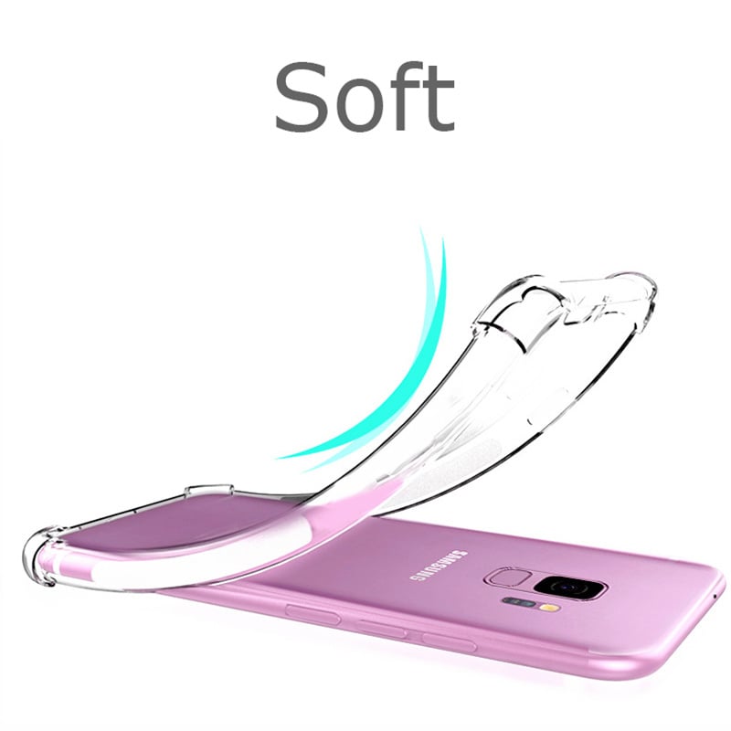 Transparant TPU hoesje voor Galaxy S9 met hoekbescherming