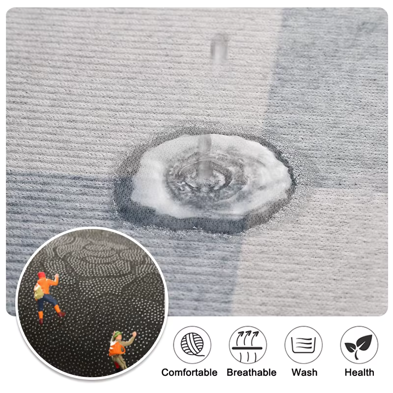 Antislip keukenmat met absorberende toplaag