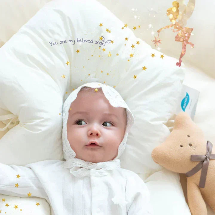 Ergonomisch babykussen met ademende hoes