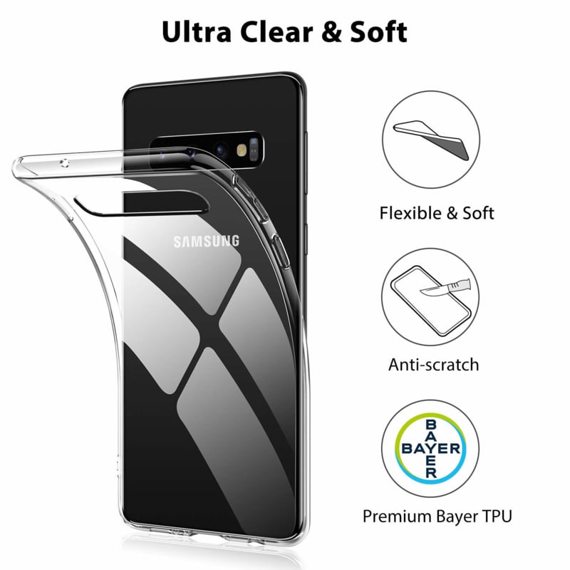 Transparant TPU Telefoonhoesje voor Samsung Galaxy S10