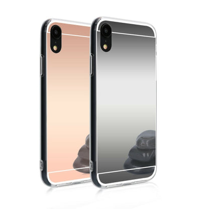TPU spiegelhoesje voor iPhone Xr met glanzende achterkant