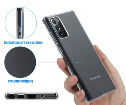 Transparant TPU telefoonhoesje voor Galaxy Note 20 Ultra