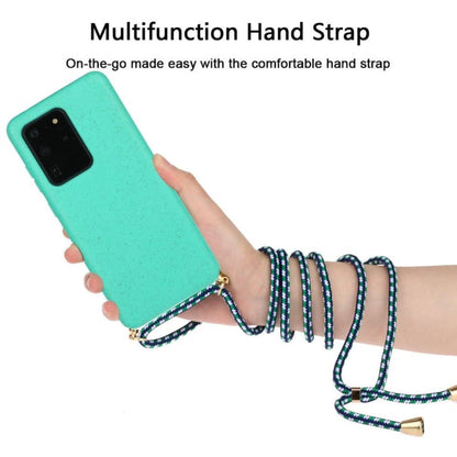 Crossbody TPU Telefoonhoesje met Verstelbaar Koord Mint