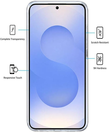 Transparant 360 Graden Telefoonhoesje voor Galaxy S25 Edge