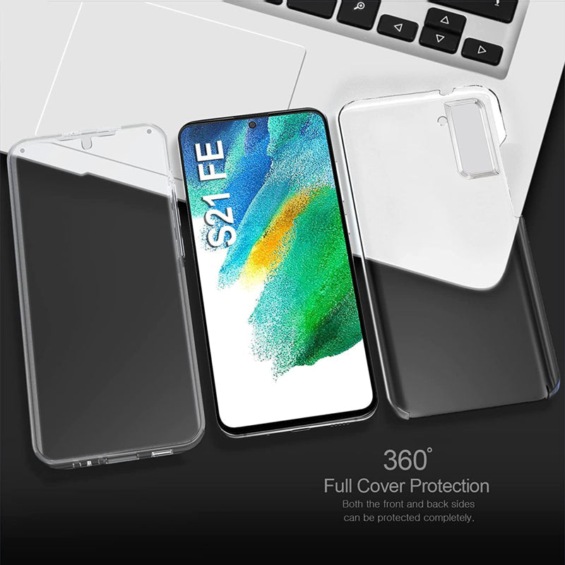 Transparant 360 graden hoesje voor Galaxy S21 FE