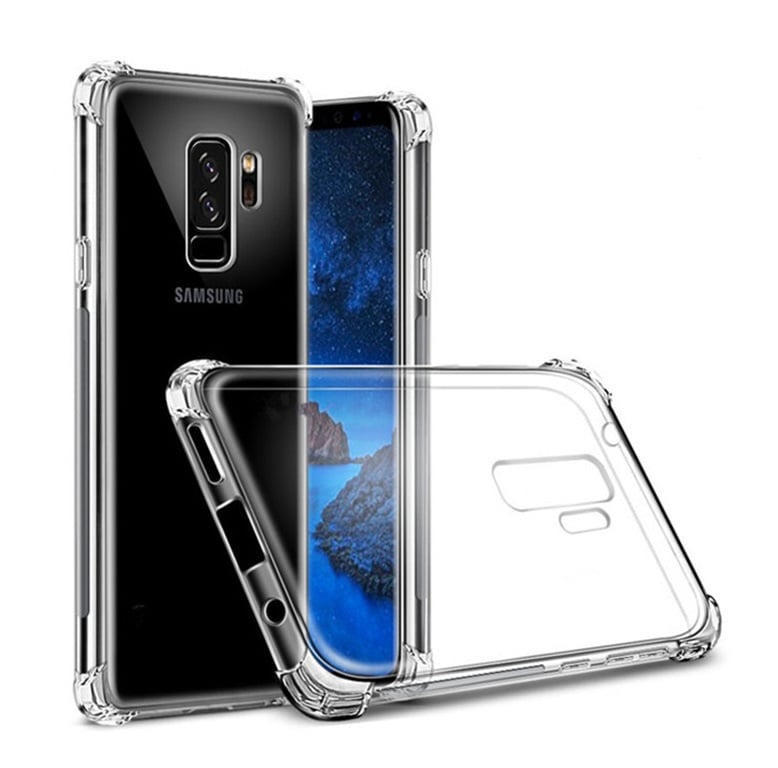 Transparant TPU hoesje voor Samsung Galaxy S9 Plus met hoekbescherming