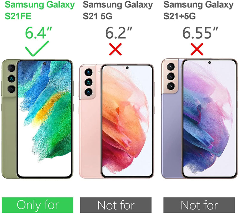 Transparant 360 graden hoesje voor Galaxy S21 FE