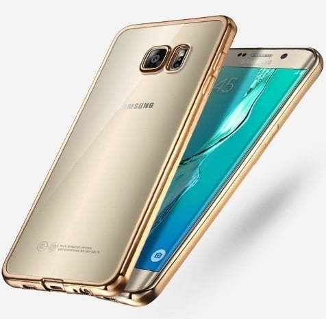 TPU telefoonhoesje voor Galaxy S6 met gegalvaniseerde randen