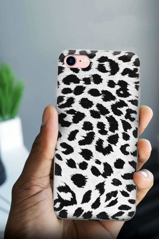 Flexibel TPU telefoonhoesje met luipaardprint voor iPhone 7 / 8 / SE