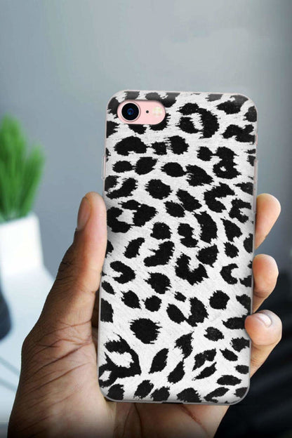 Flexibel TPU telefoonhoesje met luipaardprint voor iPhone 7 / 8 / SE