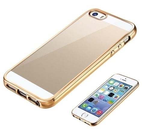 Transparant TPU Telefoonhoesje voor iPhone 5 / 5S / SE met Gecoate Randen