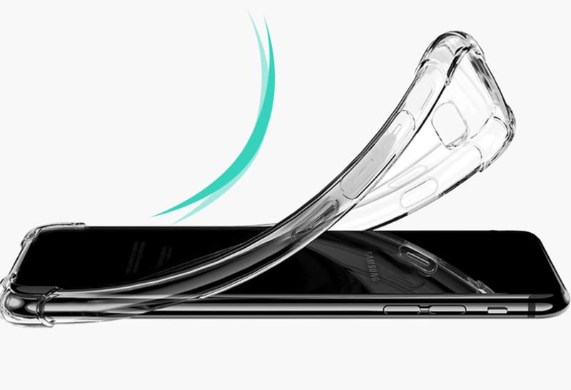 Transparant TPU telefoonhoesje met Air Cushion voor Samsung Galaxy S10 Plus