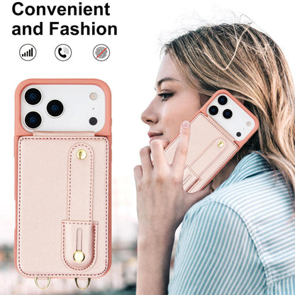 Telefoonhoesje met pasjeshouder en draagkoord voor iPhone 17 Pro Max