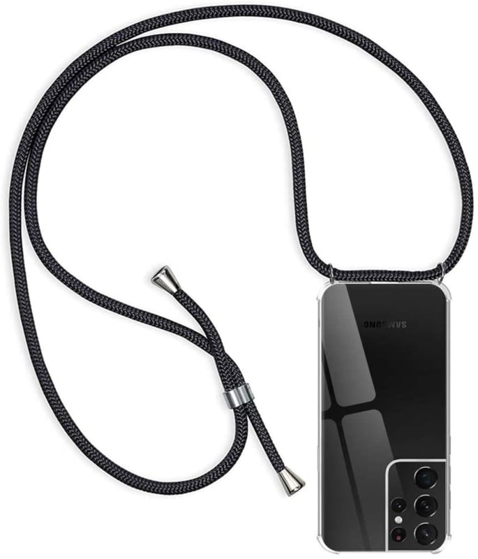 Transparant TPU Hoesje met Koord voor Samsung Galaxy S21 Ultra