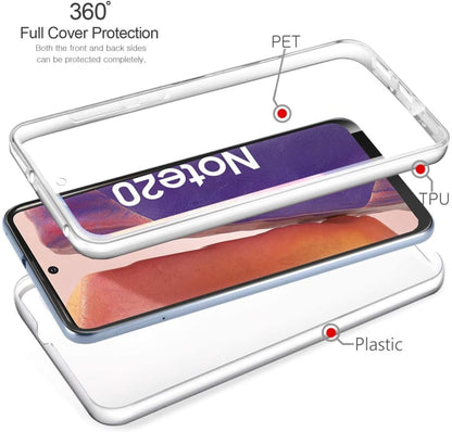 Transparant 360 graden hoesje voor Samsung Galaxy Note 20