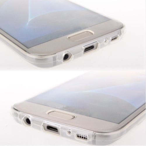 Transparant TPU Telefoonhoesje met 360 Graden Bescherming voor Samsung Galaxy S7 Edge