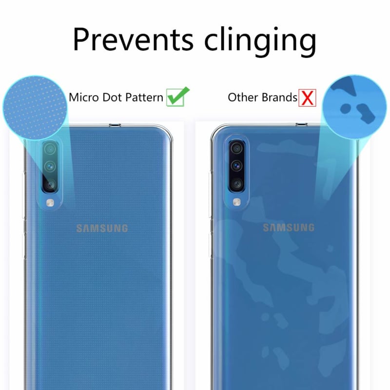 Transparant TPU hoesje voor Samsung Galaxy A70