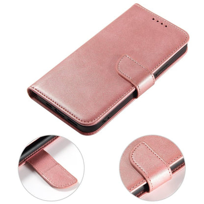 Leren bookcase portemonnee hoesje voor Samsung Galaxy S24 Plus roze