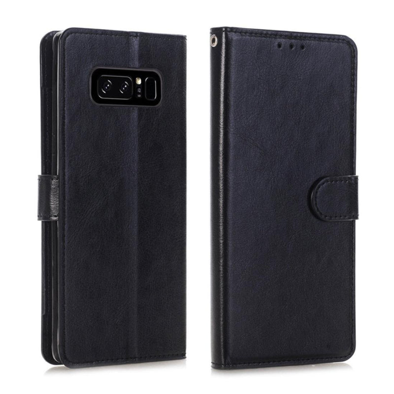 Leren portemonnee hoesje voor Samsung Galaxy Note 8 met pasfotovakje