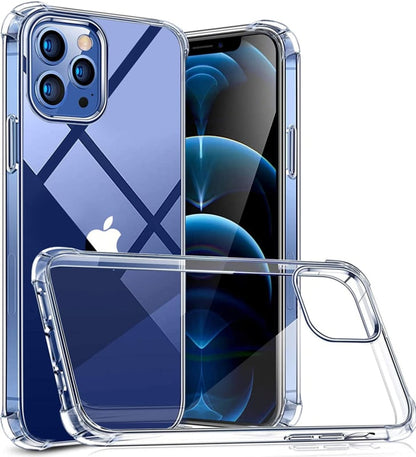 Transparant TPU Telefoonhoesje met Schokbestendige Hoeken voor iPhone 12 Pro Max