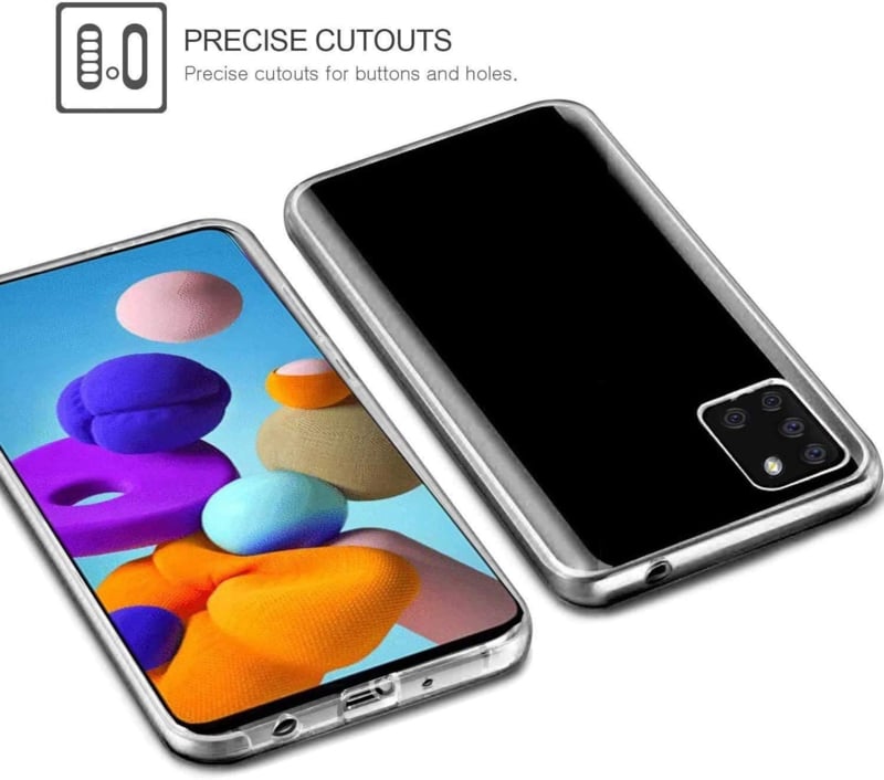 Transparant 360 graden telefoonhoesje voor Samsung Galaxy A21s
