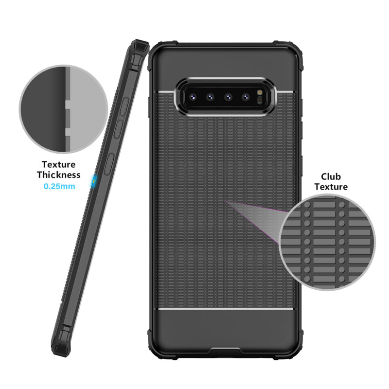 Mat TPU telefoonhoesje voor Samsung Galaxy S10