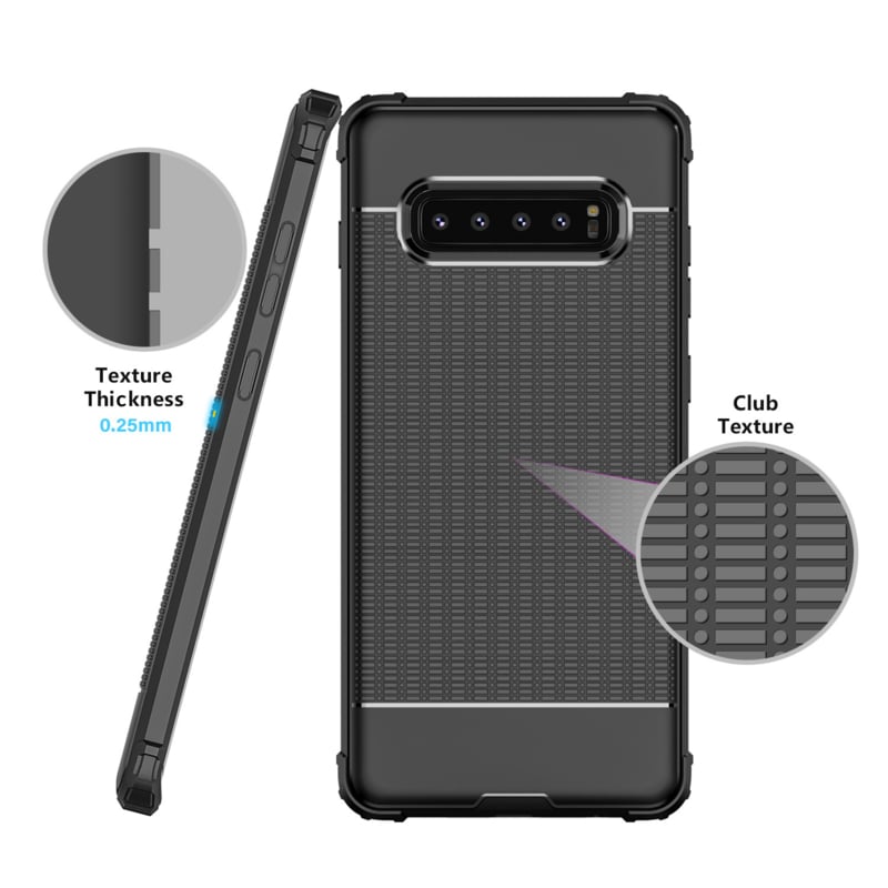 Mat TPU telefoonhoesje voor Samsung Galaxy S10 Plus