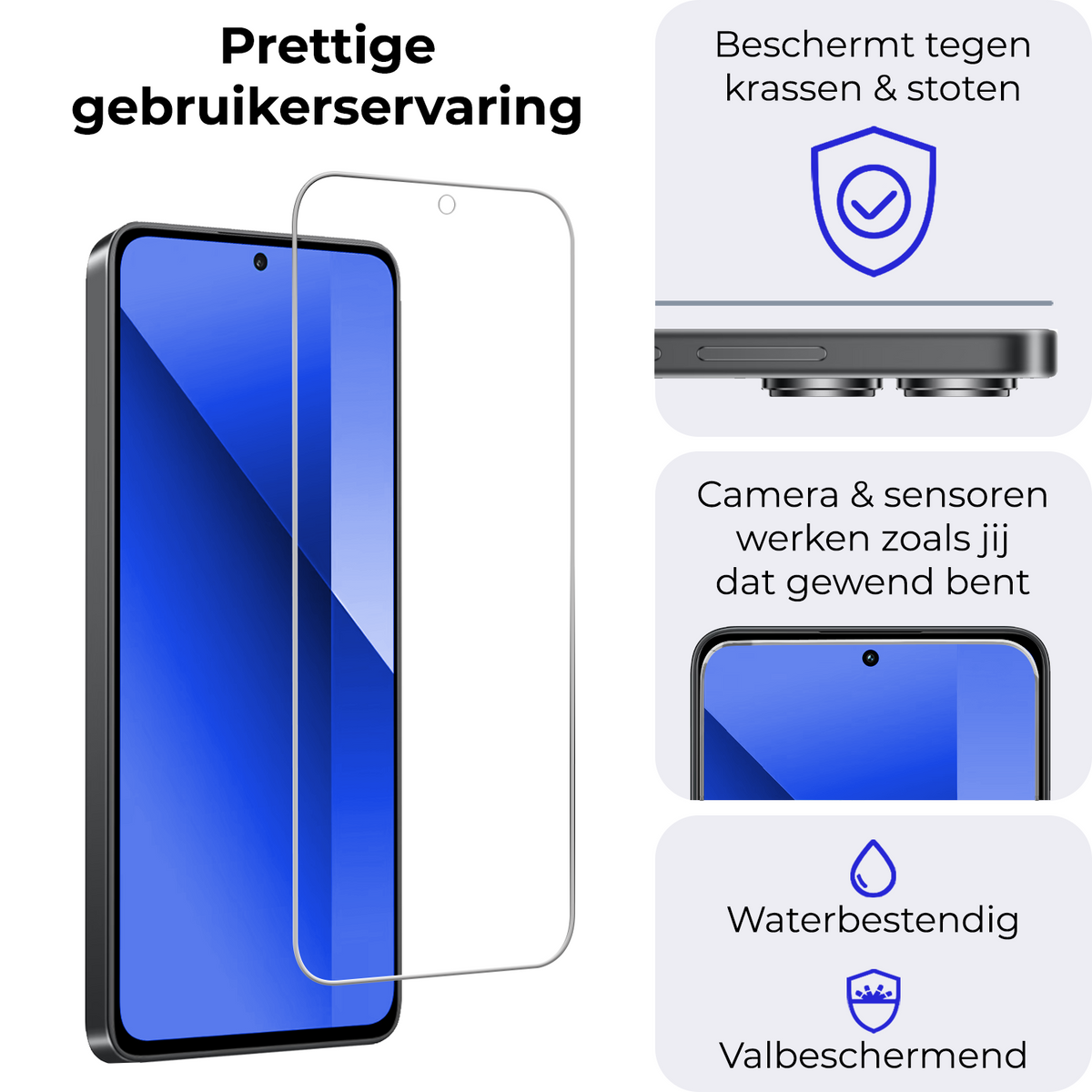 Glazen screenprotector voor Xiaomi Redmi Note 13 4G
