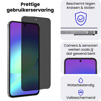 Privacy screenprotector van gehard glas voor Samsung Galaxy A56