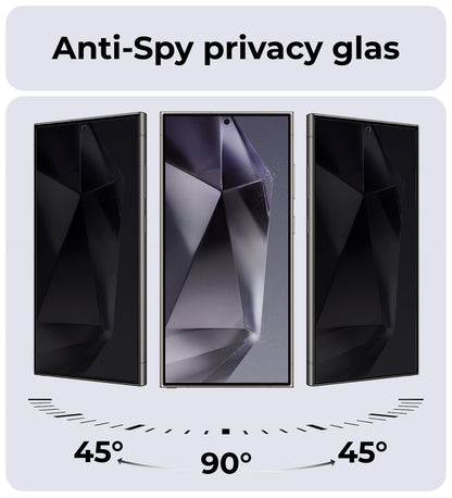 Privacy Screenprotector van Gehard Glas voor Samsung Galaxy S24 Ultra