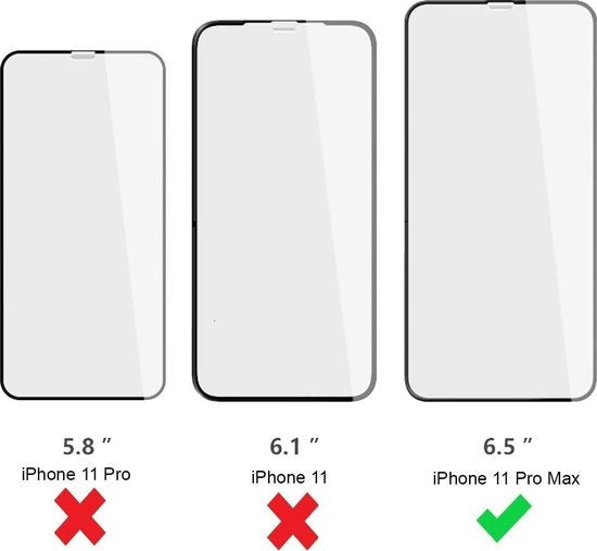 Screenprotector van gehard glas voor iPhone 11 Pro Max