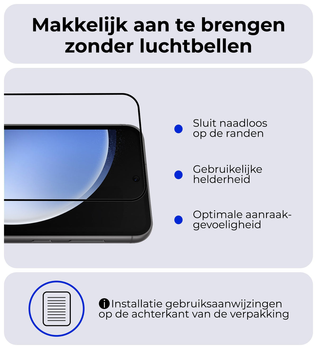 Screenprotector Gehard Glas Geschikt Voor Samsung Galaxy S23 FE