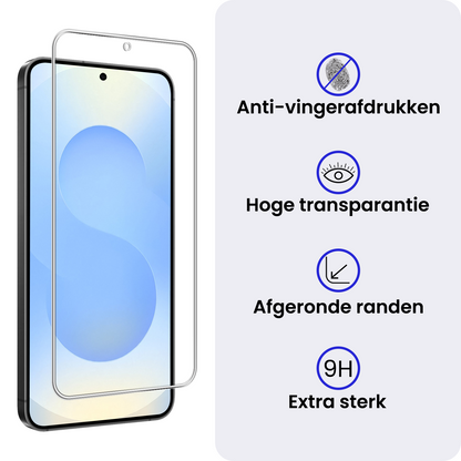 Gehard glazen screenprotector met anti-kraslaag voor Samsung Galaxy S25 FE