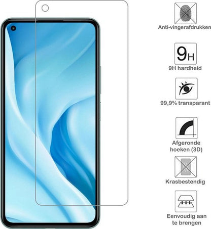 Screenprotector van gehard glas voor Xiaomi Mi 11 Lite