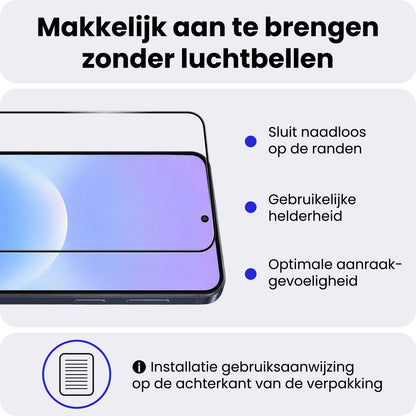 Full Screen Gehard Glas Screenprotector met Zwarte Randen