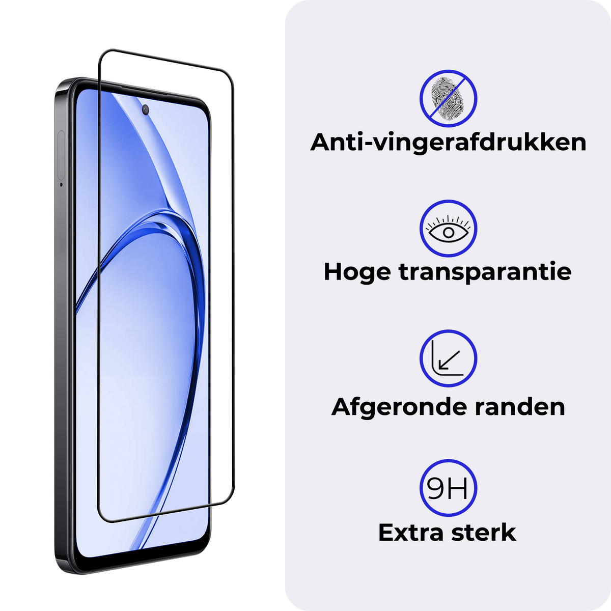 Screenprotector van gehard glas voor OPPO A80