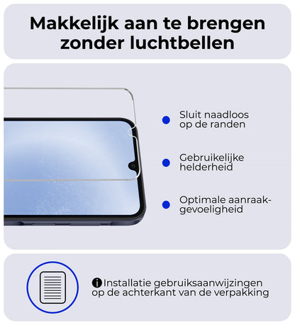 Gehard glazen screenprotector met anti-kras laag