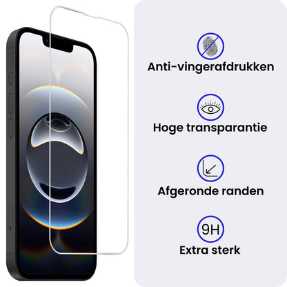 Gehard glazen screenprotector voor iPhone 16e met volledige schermdekking