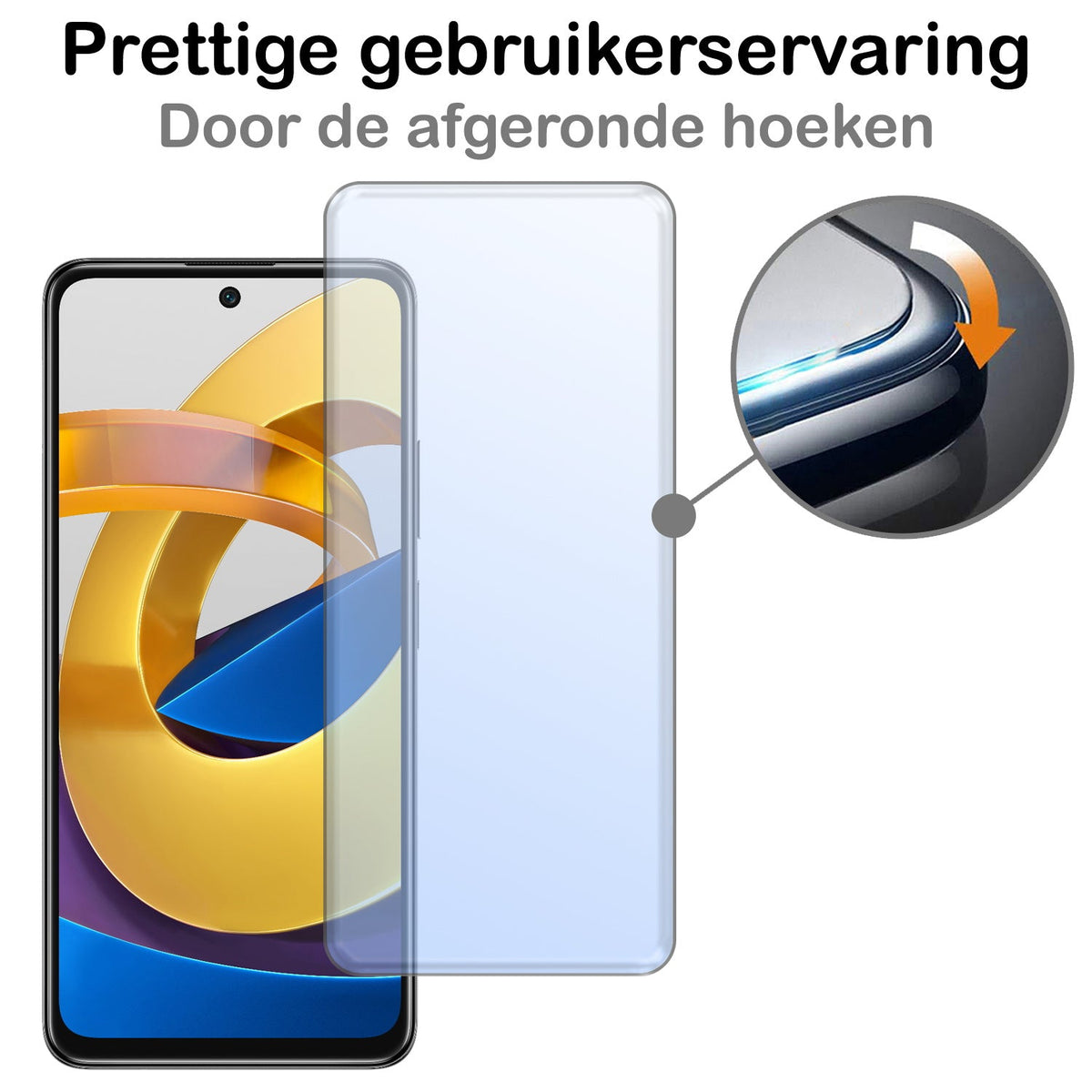 Gehard glazen screenprotector voor Xiaomi Poco M4 Pro 5G