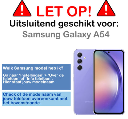 Gehard glas privacy screenprotector voor Samsung Galaxy A54