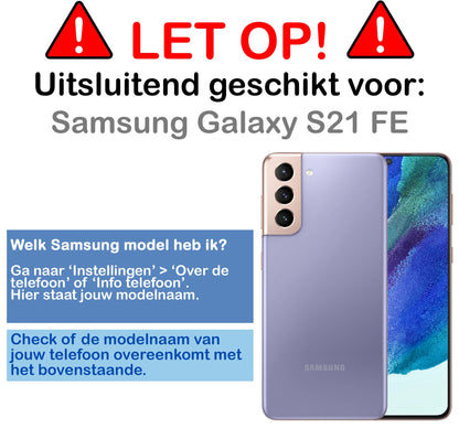 Gehard glazen screenprotector voor Samsung S21 FE