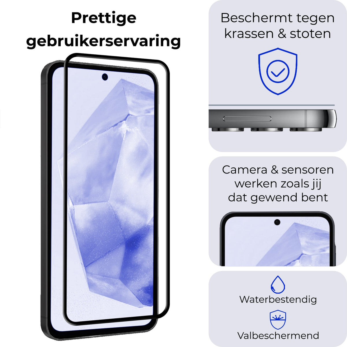 Full Screen Screenprotector Gehard Glas Voor Samsung Galaxy A35