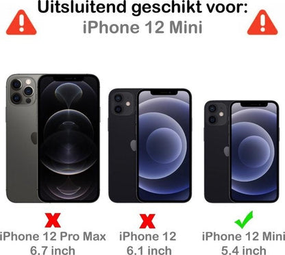 Screenprotector van gehard glas met privacyfilter voor iPhone 12 Mini