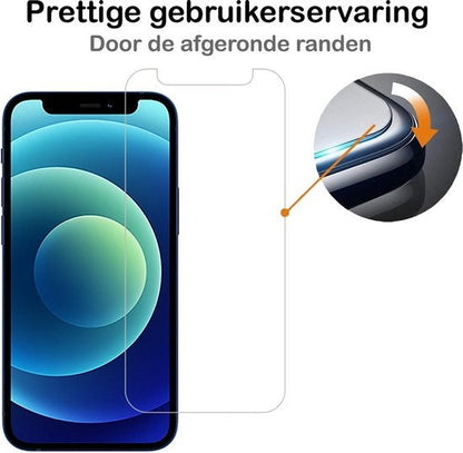 Glazen screenprotector voor iPhone 12/12 Pro met anti-kraslaag