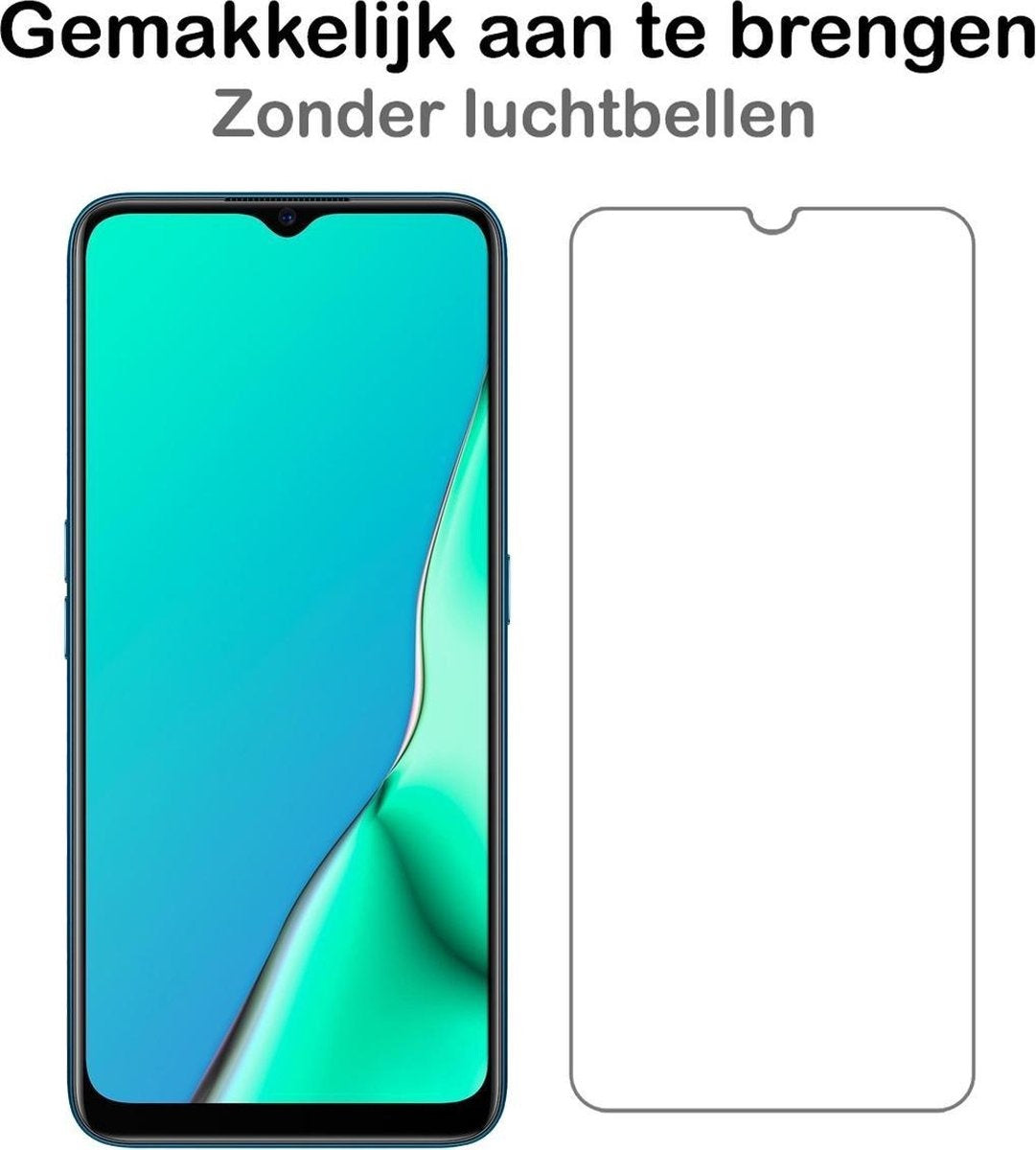 Screenprotector van gehard glas voor OPPO A5 2020