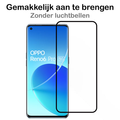 Screenprotector van gehard glas voor OPPO Reno 6 Pro